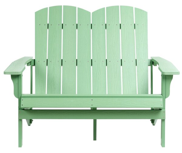 Zahradní lavice ADIRONDACK 125 cm Světle zelená