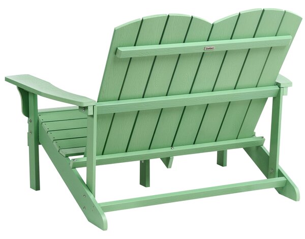Zahradní lavice ADIRONDACK 125 cm Světle zelená