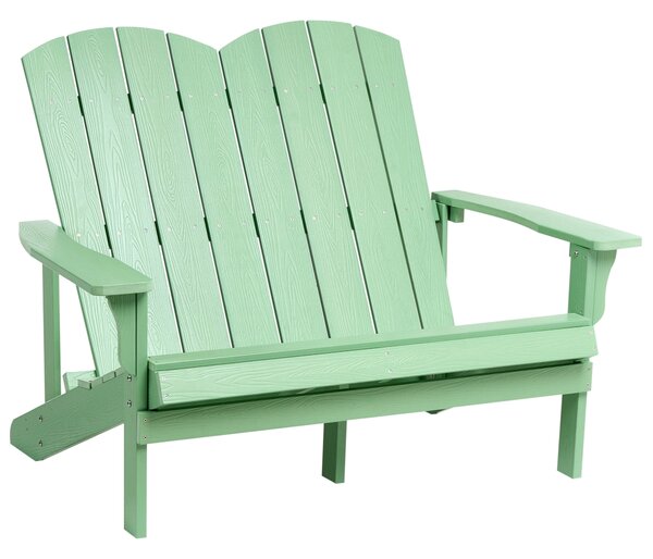 Zahradní lavice ADIRONDACK 125 cm Světle zelená