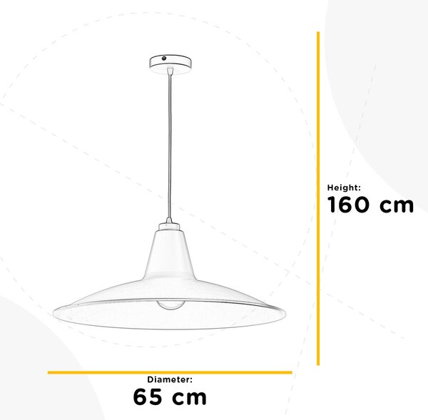STROPNÍ ZÁVĚSNÉ SVÍTIDLO, 65/65/160 cm - Online Only svítidla, Online Only