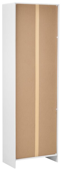Knihovna s 5 policemi WINNIPEG 174 cm Bílá