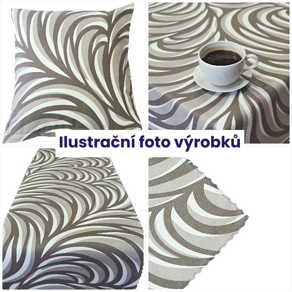 Dekorační látka SOFT 25416-118 bez obšití 150