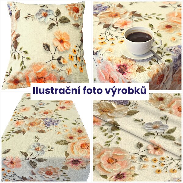 Dekorační látka LINO 26001-101 bez obšití 150