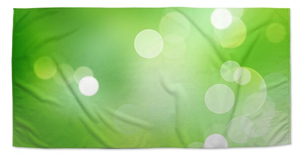 Ručník SABLIO - Zelená abstrakce 2 30x50 cm