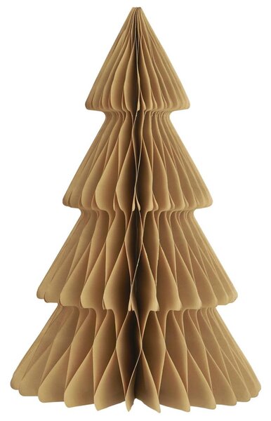 Ib Laursen Dekorativní stromek Folded Paper Brown - 34 cm IBL232