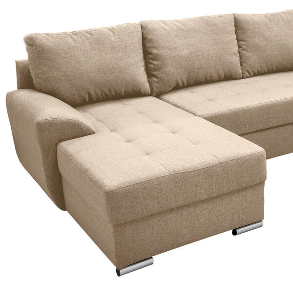 SEDACÍ SOUPRAVA, textil, béžová Livetastic - Sedací soupravy, Online Only