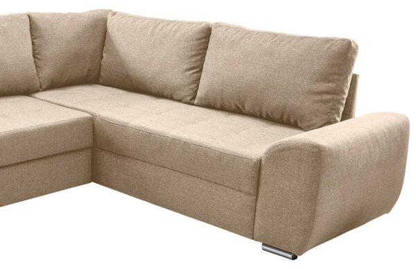 SEDACÍ SOUPRAVA, textil, béžová Livetastic - Sedací soupravy, Online Only