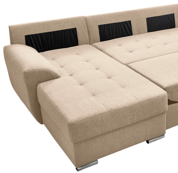 SEDACÍ SOUPRAVA, textil, béžová Livetastic - Sedací soupravy, Online Only