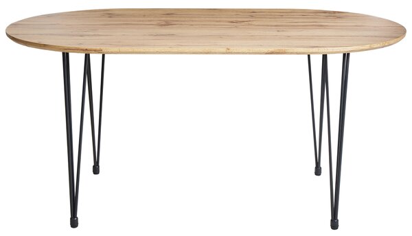 Jídelní stůl CAVELL Světle hnědá 160 cm 90 cm