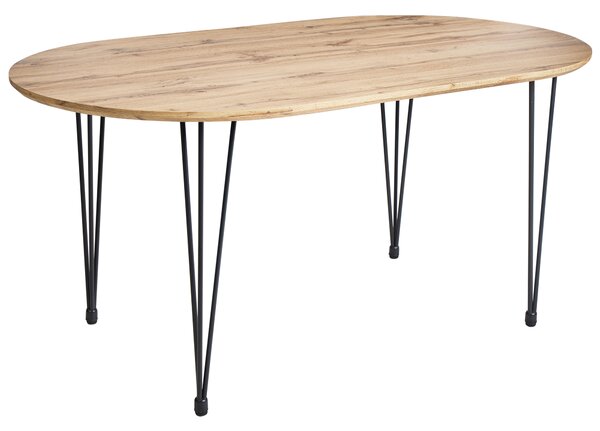 Jídelní stůl CAVELL Světle hnědá 160 cm 90 cm