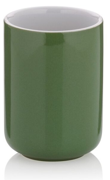 KELA Hrnek Isabella keramický list zelený 10,0 cm 7,5 cm KL-22006