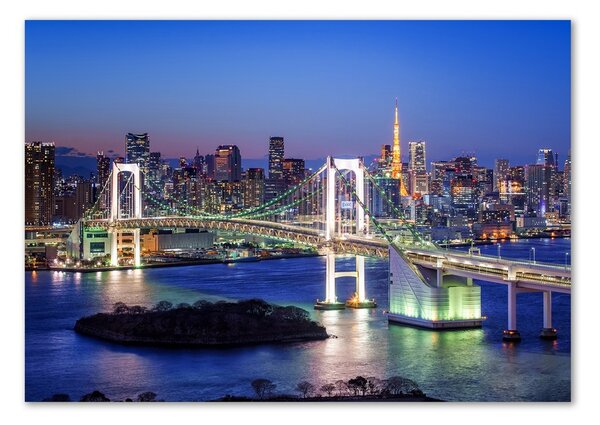 Foto obraz sklo tvrzené Most v Tokio pl-osh-100x70-f-83069808