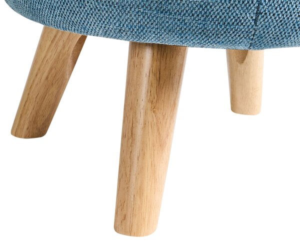 Úložný puf HAWLEY Žinylka Modrá