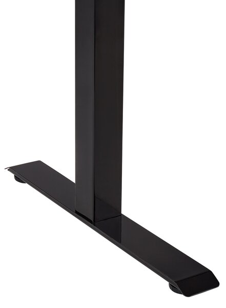 Elektricky výškově nastavitelný pracovní stůl DESTINES Černá/Světle hnědá 120 cm 72 cm