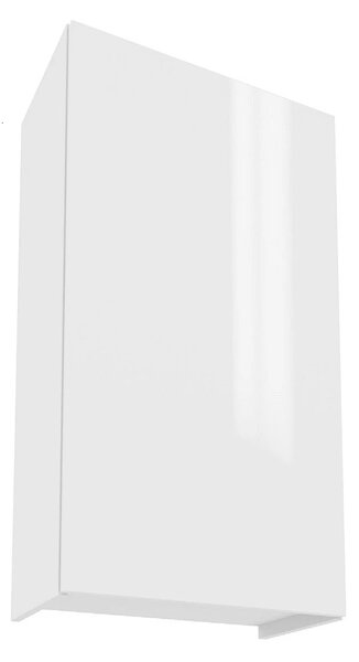 Policová kuchyňská skříňka IRENA - šířka 60 cm, lesklá bílá
