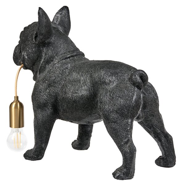 Stolní lampa Pes BAXTER Černá