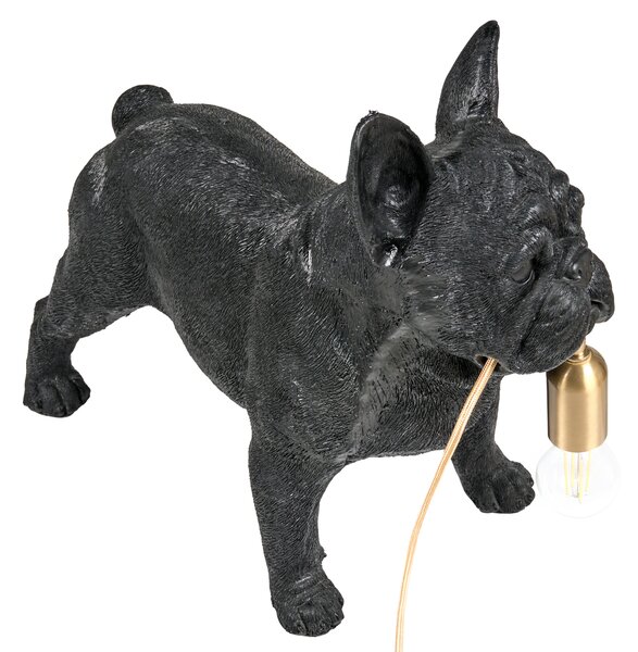 Stolní lampa Pes BAXTER Černá