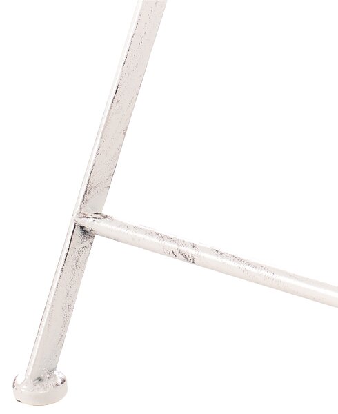 Zahradní barový stůl TRIESTE 60 cm 60 cm Kov Světle béžová