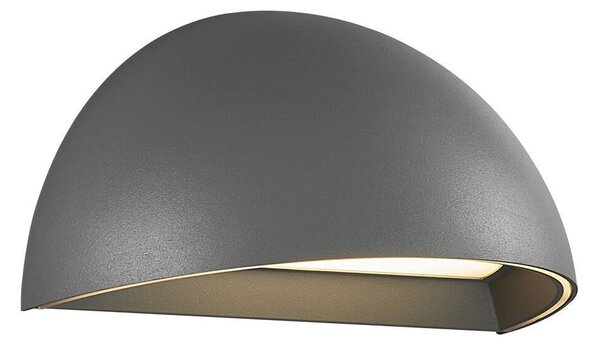 NOR 2019001010 Venkovní nástěnné svítidlo Arcus 9,5W LED šedá opál - NORDLUX