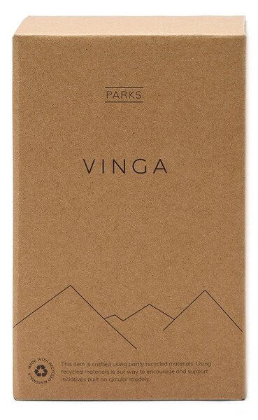Nerezový hrnek Parks, 4ks, Vinga, černý
