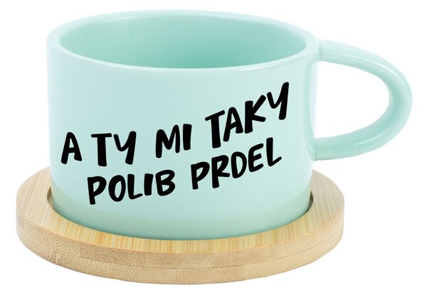 A TY MI TAKY POLIB PRDEL - mint hrníček makronka 200 ml
