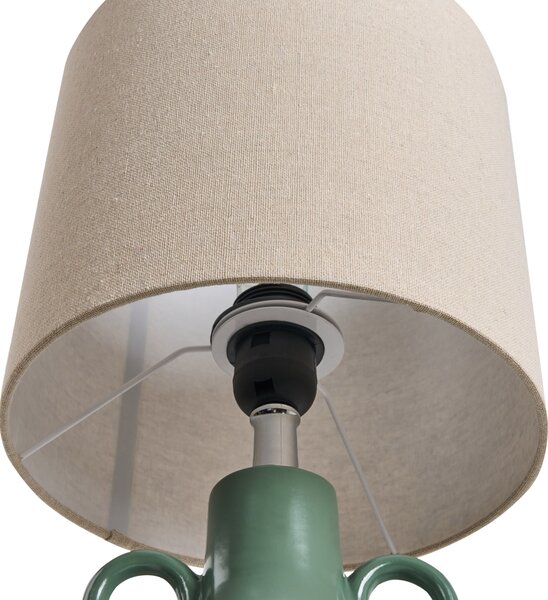 Stolní lampa KERULEN Keramika Zelená
