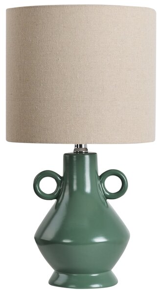 Stolní lampa KERULEN Keramika Zelená
