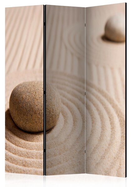 Artgeist Paraván - Sand and zen [Room Dividers] Size: 135x172