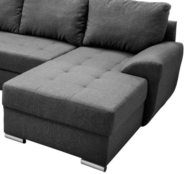SEDACÍ SOUPRAVA, textil, šedá Livetastic - Sedací soupravy, Online Only