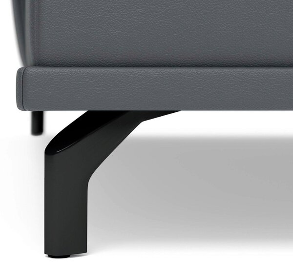 ROHOVÁ SEDAČKA, kůže, černá Sit & More - Sedací soupravy, Online Only