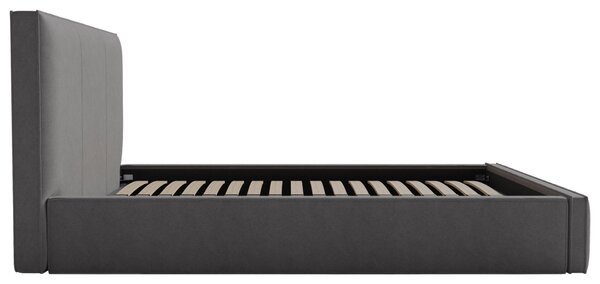 ČALOUNĚNÁ POSTEL, 180/200 cm, šedá Chameo - Postele s úložným prostorem, Online Only