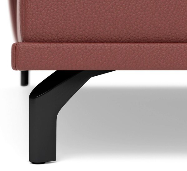 ROHOVÁ SEDAČKA, kůže, červenohnědá Sit & More - Sedací soupravy, Online Only