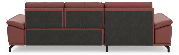 ROHOVÁ SEDAČKA, kůže, červenohnědá Sit & More - Sedací soupravy, Online Only