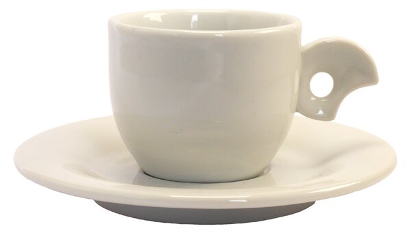 Karlovarský porcelán DOVA šálek na espresso s podšálkem 80 ml