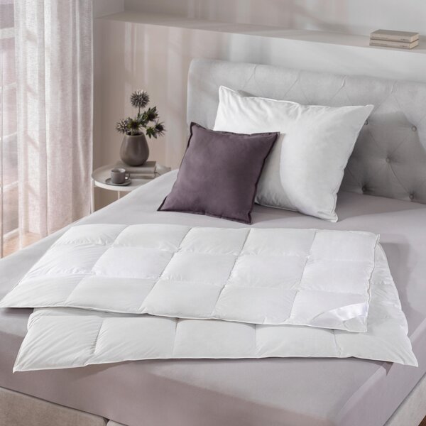 CELOROČNÍ PŘIKRÝVKA, 140/200 cm, prachové peří Sleeptex - Přikrývky