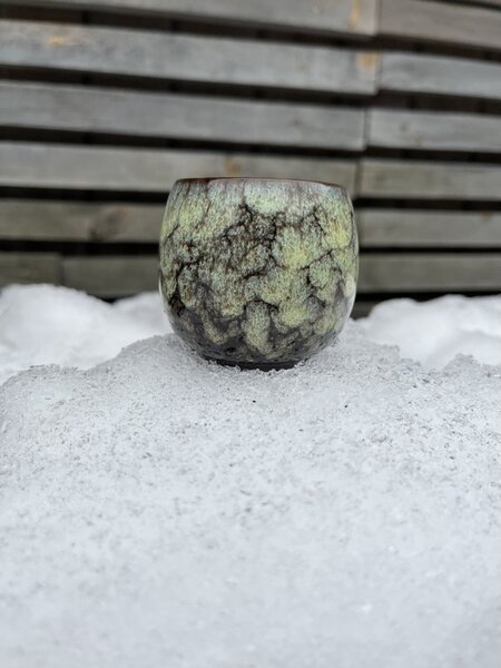 Penerini coffee Egg - Keramický šálek Yellow