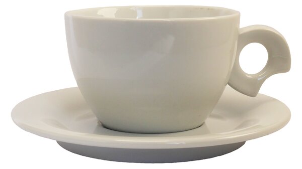 Karlovarský porcelán DOVA na cappuccino s podšálkem 240 ml