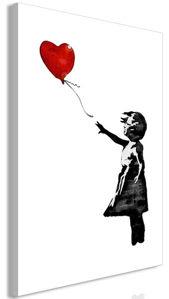 Obraz - Banksy: Dívka s balonem 60x90