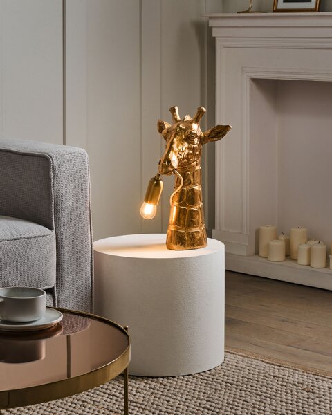 Stolní lampa Žirafa MALAIKA Zlatá