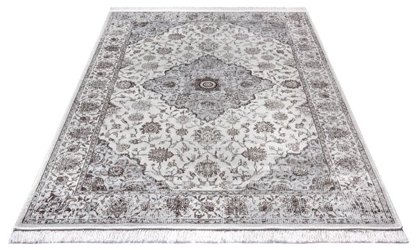 ELLE Decoration, DOPRODEJ: 95x140 cm Kusový koberec Ghazni 105040 Grey Cream, 95x140, šedá, chodba / předsíň