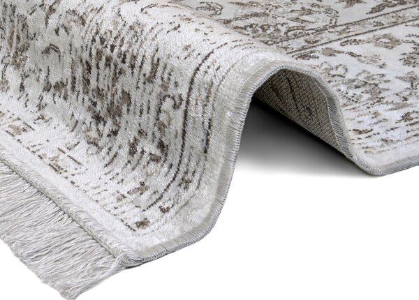 ELLE Decoration, DOPRODEJ: 95x140 cm Kusový koberec Ghazni 105040 Grey Cream, 95x140, šedá, chodba / předsíň