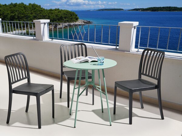 Bistro stolek TALTAL 64 cm 64 cm Kov Světle zelená