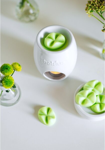 Bolsius Aromalampa Ovál, keramická, bílá