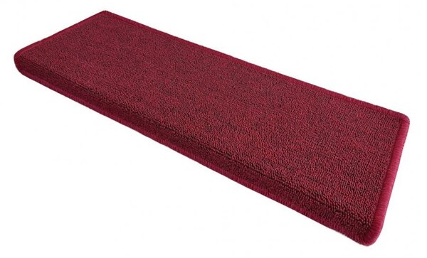 Vopi Nášlapy na schody Astra červená obdélník, samolepící - 25x80 obdélník (rozměr včetně ohybu)