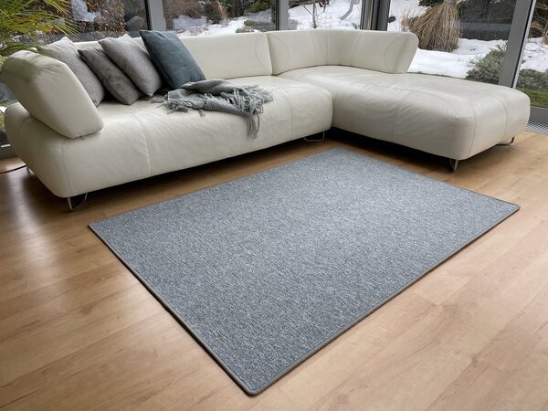 Vopi, Kusový koberec Astra světle šedá, 57x120, šedá, chodba / předsíň