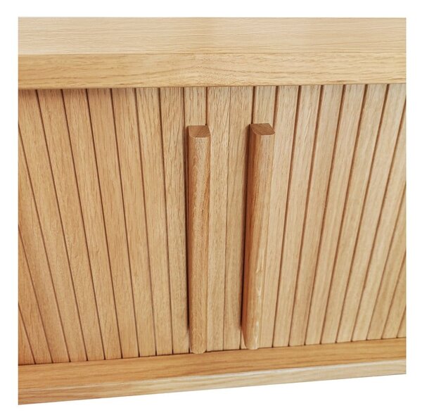 TV stolek v dekoru dubu v přírodní barvě 138x50 cm Rove – Woodman
