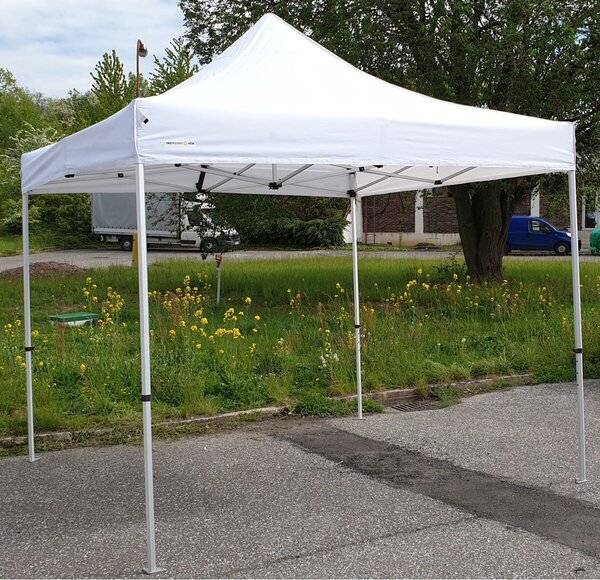 Střešní plachta pro nůžkový stan 2x2m ALU barva Červená