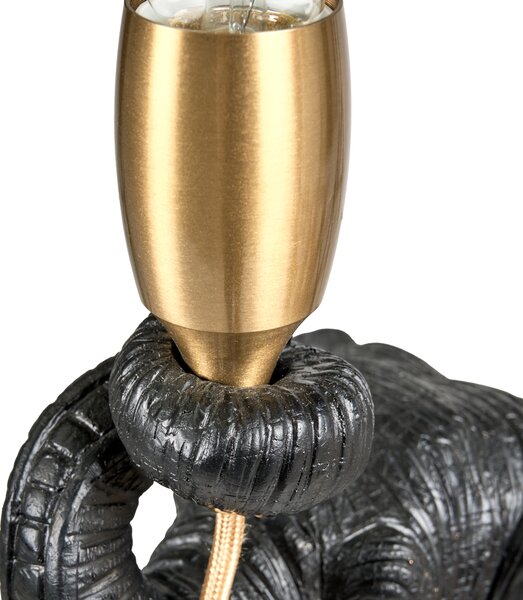 Stolní lampa Slon FORTUNA Černá