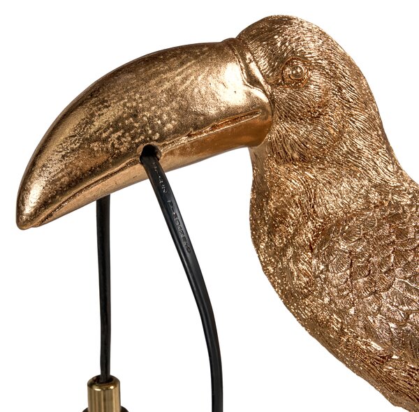 Stolní lampa Tukan ARACARI Zlatá