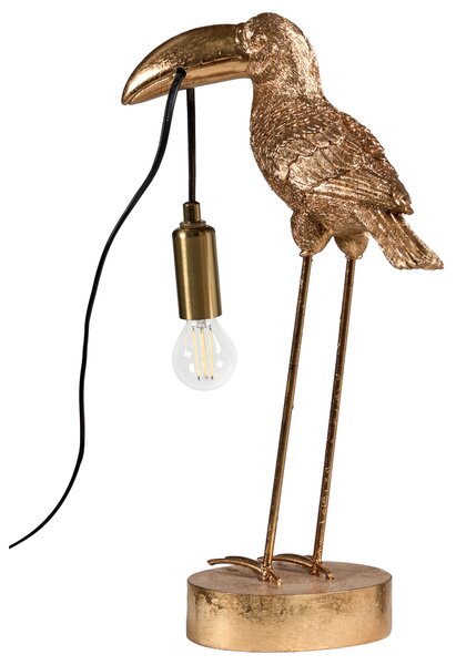 Stolní lampa Tukan ARACARI Zlatá